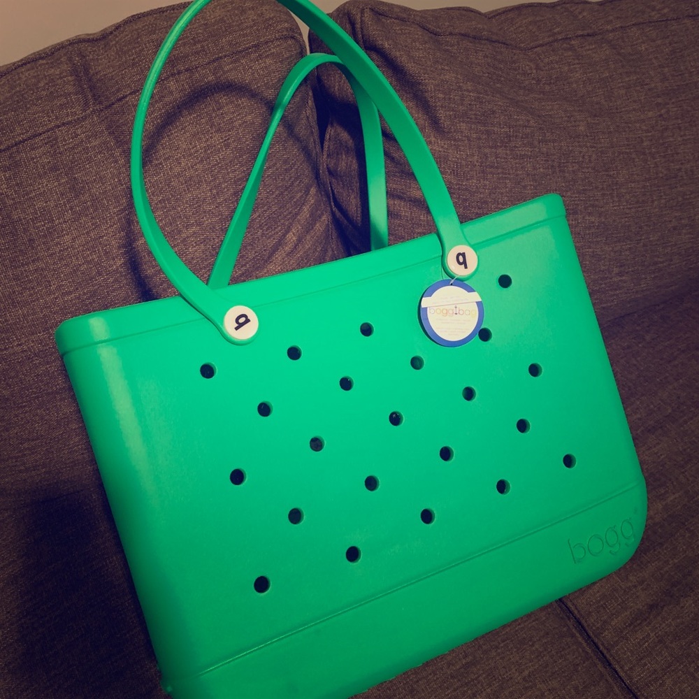 Green with Envy Bogg Bag (Large Tote 19x15x9.5)